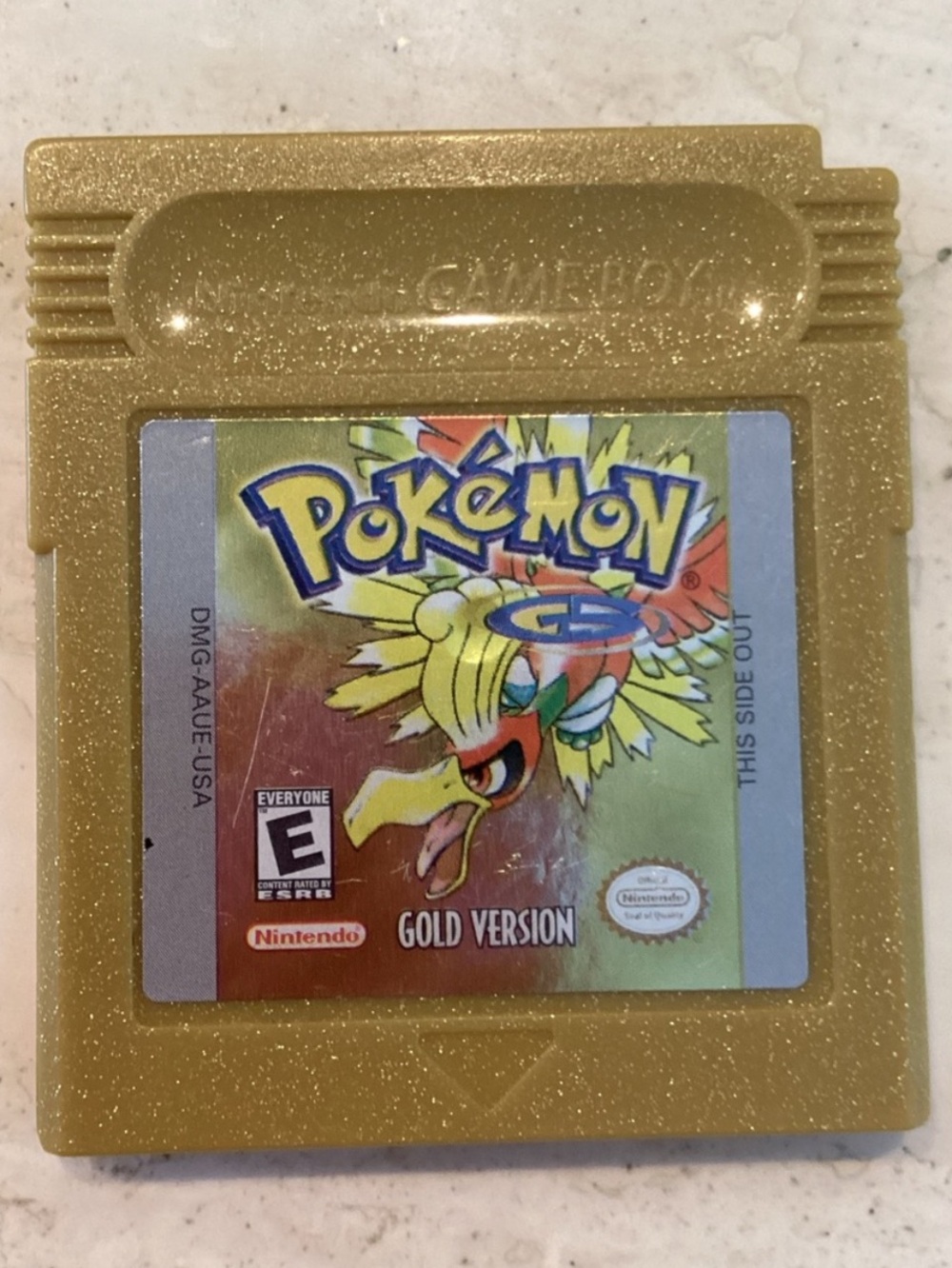 Pokemon Gold Version Nintendo Gameboy Color Game Authentic Game Boy Genuine OEM